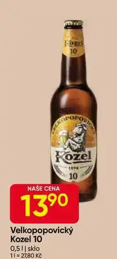 Hruška Velkopopovický Kozel 10 0,5l sklo nabídka