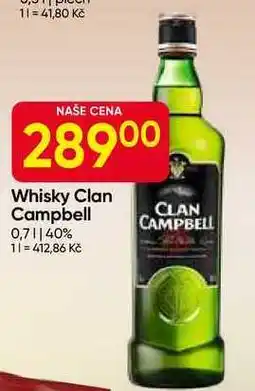 Hruška Whisky Clan Campbell 0,7l 40% nabídka
