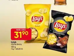 Hruška Lays různé druhy 120 g nabídka