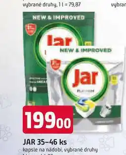 Trefa Jar kapsle do myčky 35-46ks, vybrané druhy nabídka