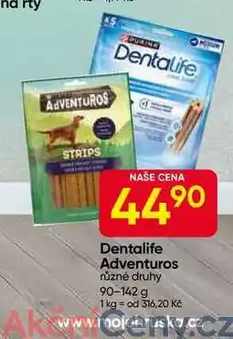 Hruška Dentalife Adventuros různé druhy 90-142 g nabídka