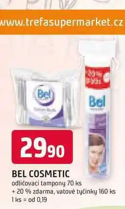 Trefa Bel Nature vatové odličovací tampóny 70 ks + 20% zdarma nabídka