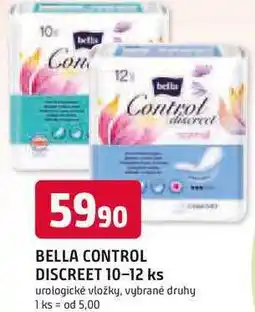 Trefa BELLA CONTROL DISCREET 10-12 ks urologické vložky nabídka