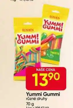 Hruška Yummi Gummi různé druhy 70 g nabídka