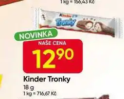 Hruška Kinder Tronky 18 g nabídka