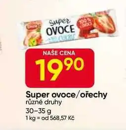 Hruška Emco Super ovoce různé druhy 30g nabídka