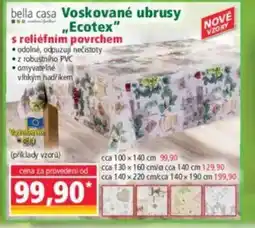 Norma Voskované ubrusy ,,Ecotex" nabídka