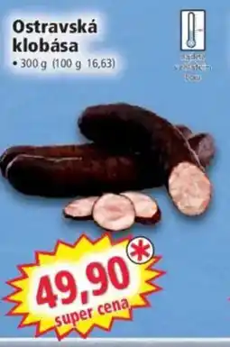 Norma Ostravská klobása nabídka