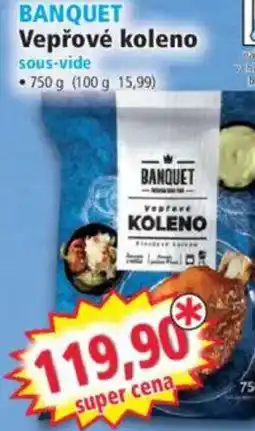 Norma BANQUET Vepřové koleno sous-vide nabídka