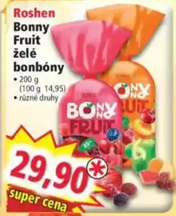 Norma Roshen Bonny Fruit želé bonbóny nabídka