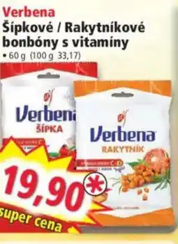 Norma Verbena Šípkové / Rakytníkové bonbóny s vitamíny nabídka
