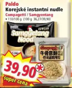Norma Paldo Korejské instantní nudle nabídka