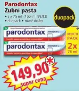 Norma Parodontax Zubní pasta nabídka