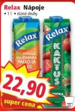 Norma Relax Nápoje nabídka