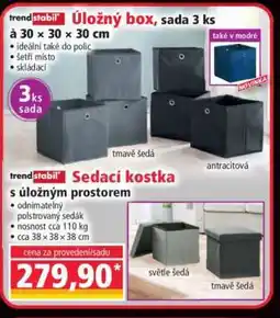 Norma Úložný box, sada 3 ks nabídka
