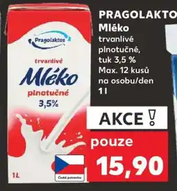 Kaufland PRAGOLAKTO Mléko nabídka