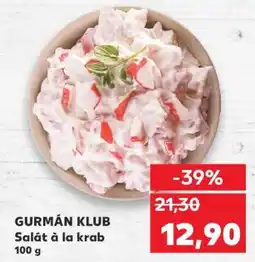 Kaufland GURMÁN KLUB Salát à la krab 100 g nabídka