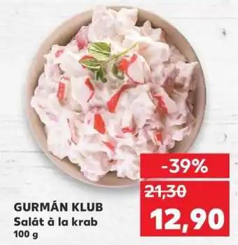 Kaufland GURMÁN KLUB Salát à la krab 100 g nabídka