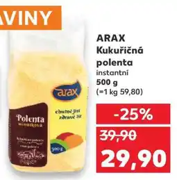 Kaufland ARAX Kukuřičná polenta instantní nabídka
