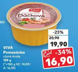 Kaufland VIVA Pomazánka nabídka
