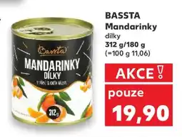 Kaufland BASSTA Mandarinky dílky nabídka