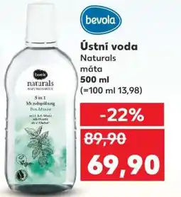 Kaufland Ústní voda Naturals máta nabídka