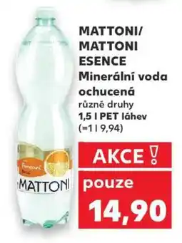 Kaufland MATTONI/ MATTONI ESENCE Minerální voda ochucená nabídka