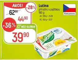 Globus Lučina přírodní, s pažitkou 180 g nabídka