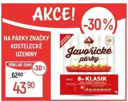 Globus Javořické párky nabídka