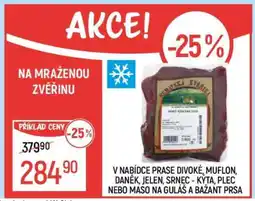 Globus Mražená zvěřina nabídka