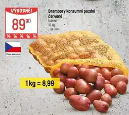 Globus Brambory konzumní pozdní červené nabídka