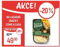 Globus Lasagne značky Come a Casa nabídka