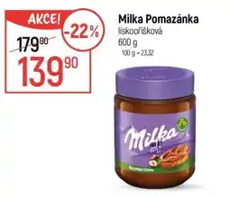 Globus Milka Pomazánka lískooříšková nabídka
