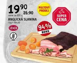 Terno Anglická slanina nabídka