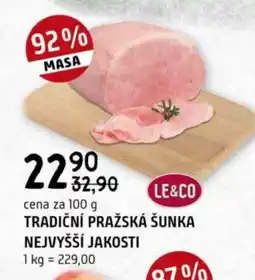 Terno Tradiční pražská šunka nejvyšší jakosti nabídka
