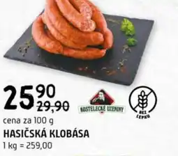 Terno Hasičská klobása nabídka