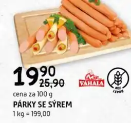 Terno Párky se sýrem nabídka