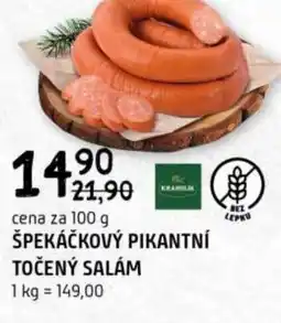 Terno Špekáčkový pikantní točený salám nabídka
