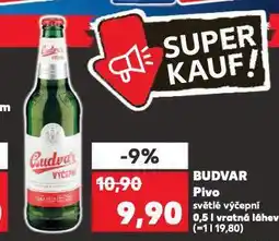 Kaufland Pivo budvar nabídka