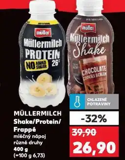 Kaufland Müllermilch frappé nabídka
