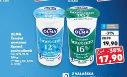 Kaufland Olma kysaná smetana nabídka