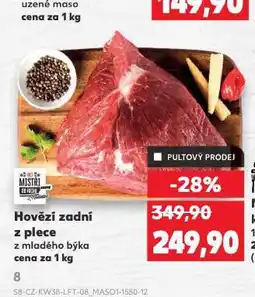 Kaufland Hovězí zadní z plece nabídka