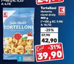 Kaufland Tortelloni nabídka