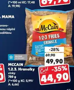 Kaufland Mccain hranolky nabídka