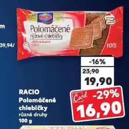 Kaufland Racio chlebíčky polomáčené nabídka