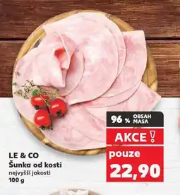 Kaufland Šunka od kosti nabídka
