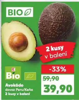 Kaufland Bio avokádo nabídka