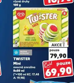 Kaufland Twister zmrzlina nabídka