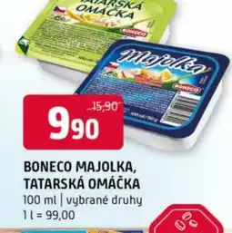 Terno Boneco majolka, tatarská omáčka nabídka