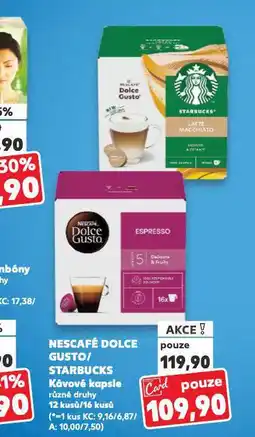 Kaufland Starbucks kávové kapsle nabídka